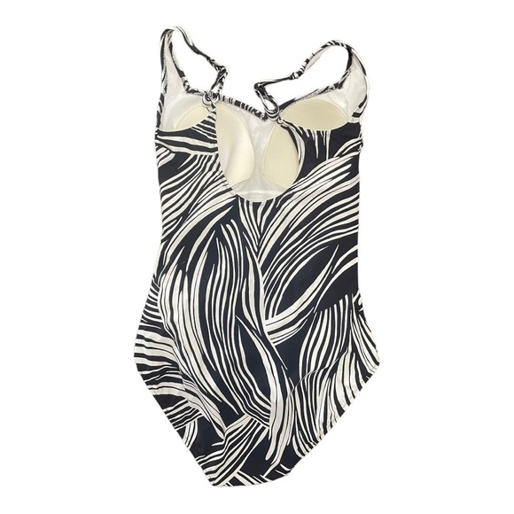 New! Profile by Gottex Ruched Printed One Piece Swimsuit - Picture 4 of 11